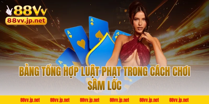 Bảng tổng hợp luật phạt trong cách chơi sâm lốc